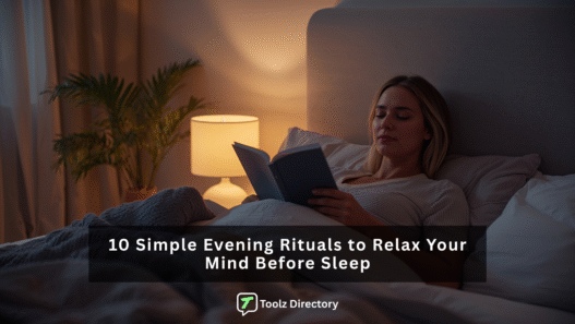 10 simple evening rituals to relax your mind before sleep featured image