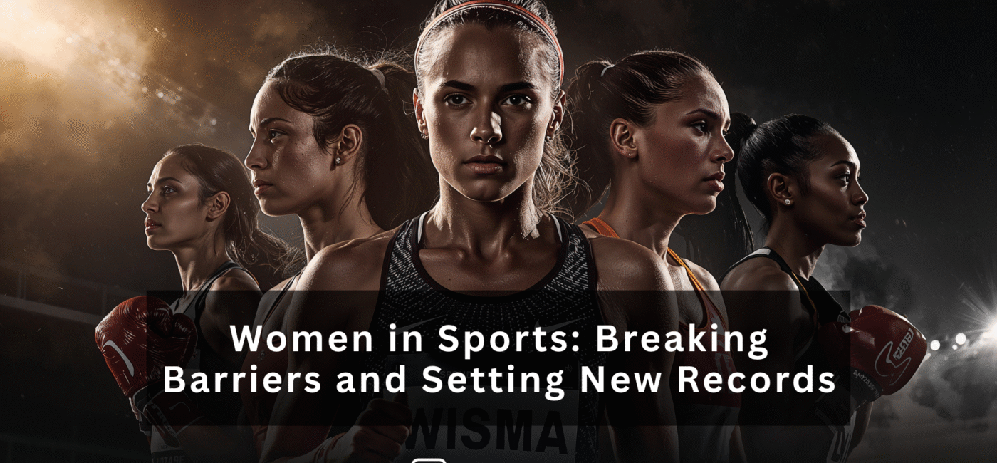 Inspiring image of female athletes in action, showcasing women in sports, women sports achievements, and the importance of women in sports across global competitions.