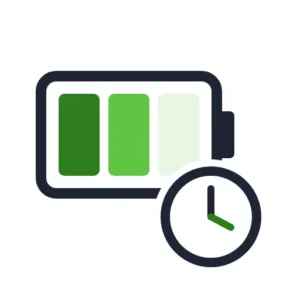 Battery backup calculator icon