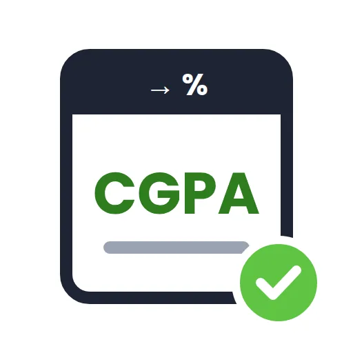 CGPA to percentage converter