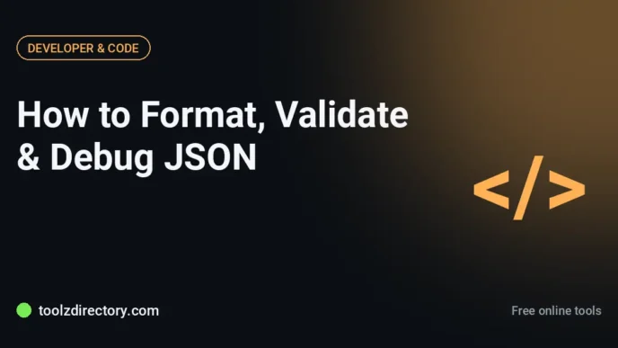 How to format, validate and debug JSON and fix Unexpected token errors