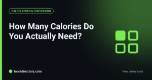 How many calories do you actually need? BMR and TDEE explained
