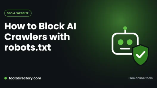 How to block AI crawlers with robots.txt