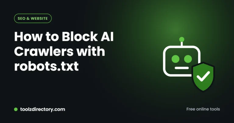 How to Block AI Crawlers with robots.txt (and When Not To)
