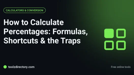How to Calculate Percentages: formulas, shortcuts and the traps