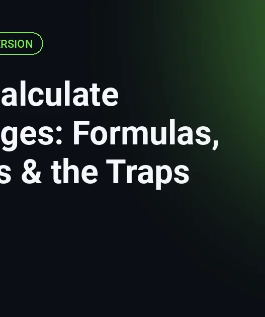 How to Calculate Percentages: formulas, shortcuts and the traps