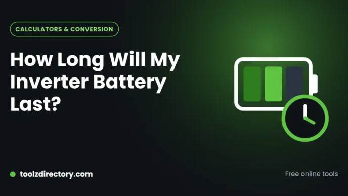 How long will my inverter battery backup last