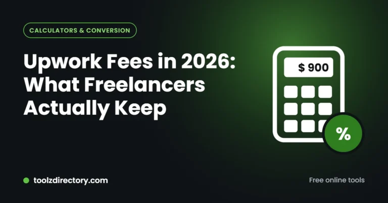 Upwork Fees in 2026: What Freelancers Actually Keep (With Examples)
