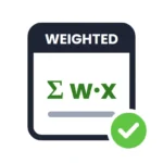 Calculadora de nota ponderada icon