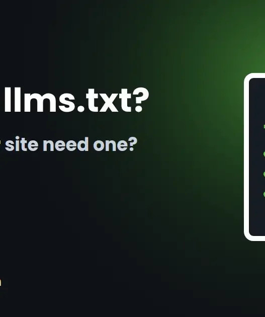 What is llms.txt and do you need one