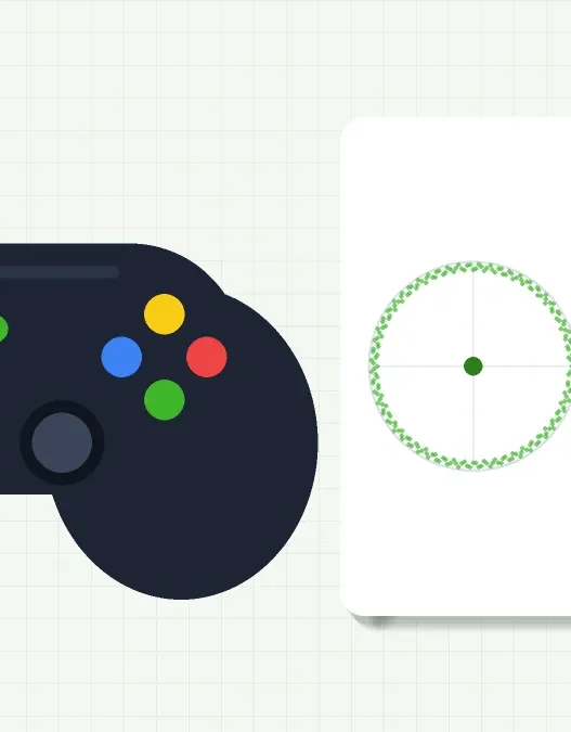 Testing a game controller for stick drift