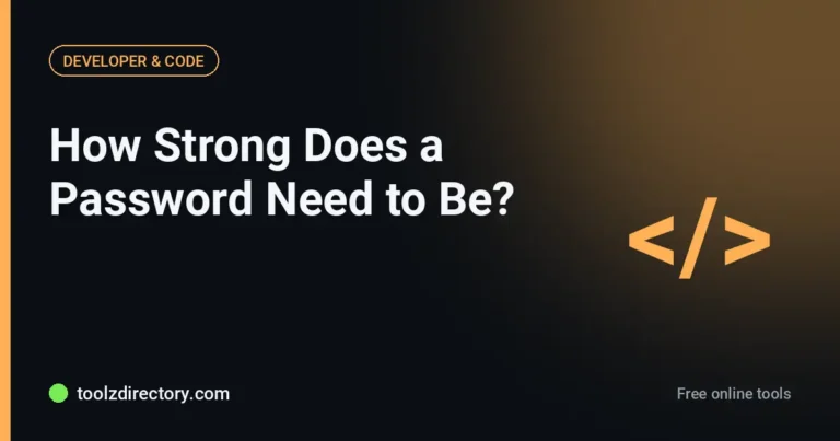 How Strong Does a Password Need to Be? Cracking, Entropy, and What Actually Works