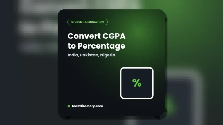 How to Convert CGPA to Percentage (India, Pakistan, Nigeria)