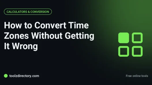 How to convert time zones without getting it wrong
