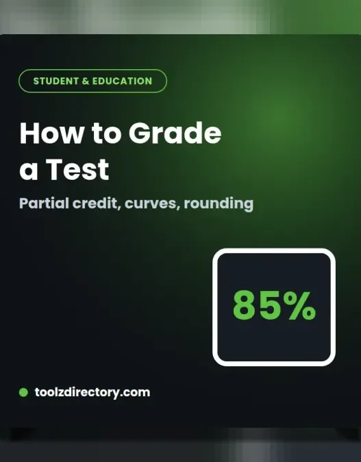 How to grade a test