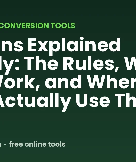 Fractions Explained Properly: The Rules, Why They Work, and Where You’ll Actually Use Them