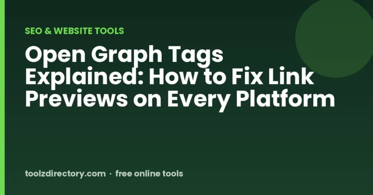 Open Graph Tags Explained: How to Fix Link Previews on Every Platform