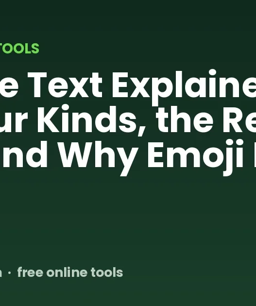 Reverse Text Explained: The Four Kinds, the Real Uses, and Why Emoji Break It